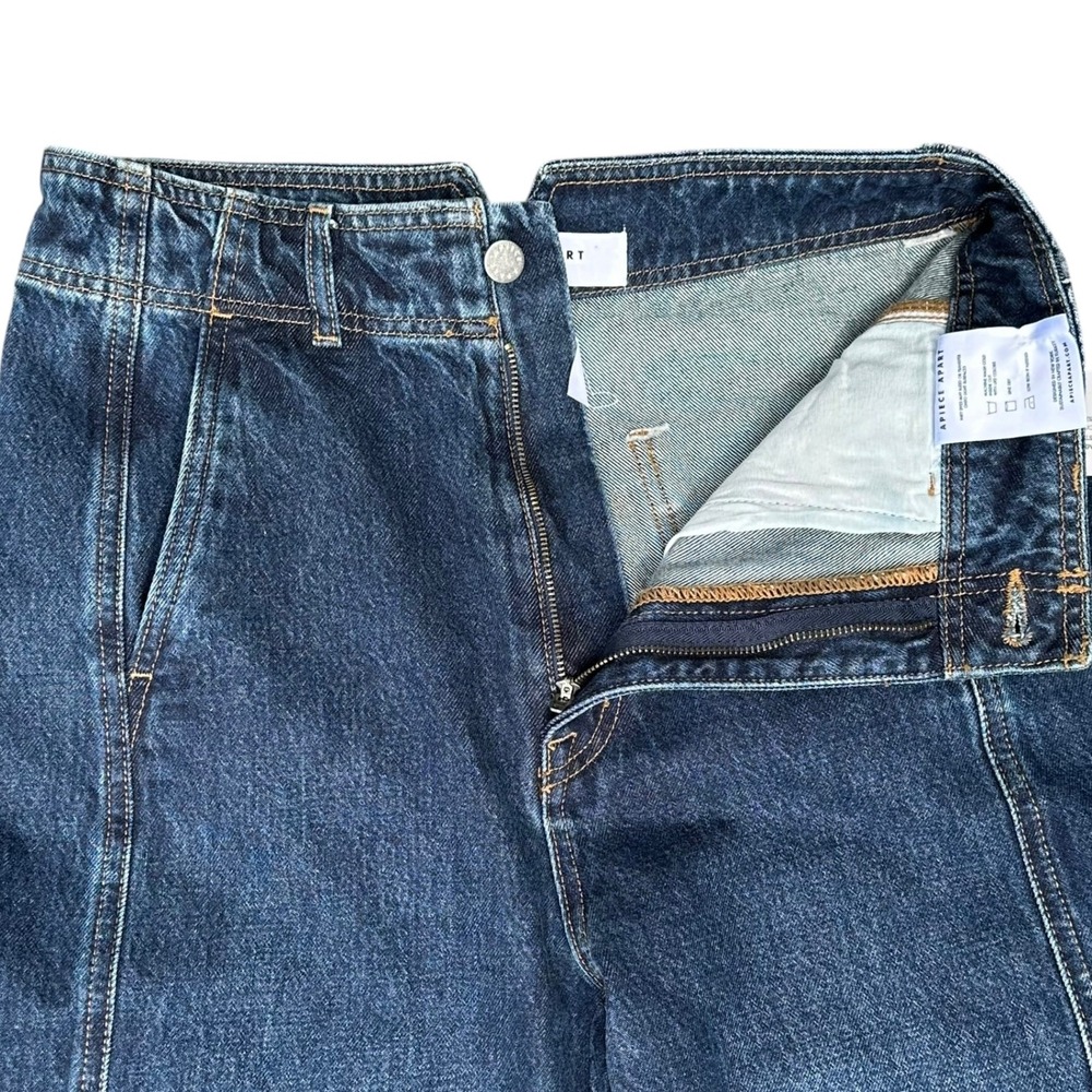 Apiece Apart Meridian 100% Cotton Jean Slouchy High Rise Tulum Wash Size 28‎ NWT - Picture 8 of 13